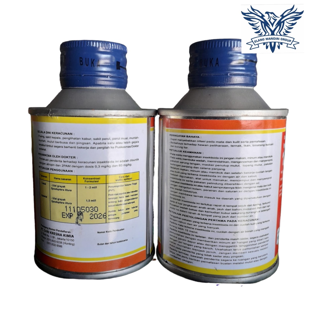 Insektisida HOKY 30EC 100ml Bahan Aktif Sipermetrin 30g/l Sidametrin PT. Sari Kresna Kimia