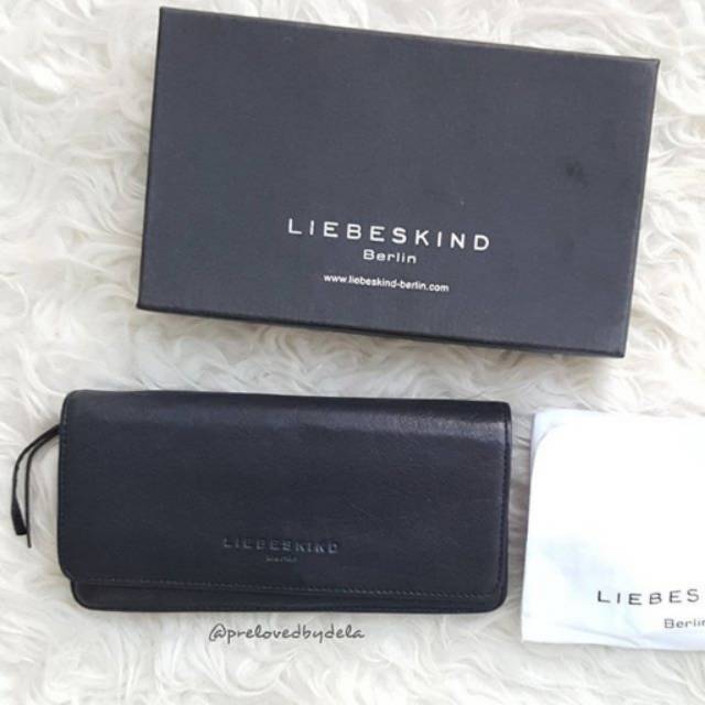 BNIB LIEBESKIND Leather Black Wallet