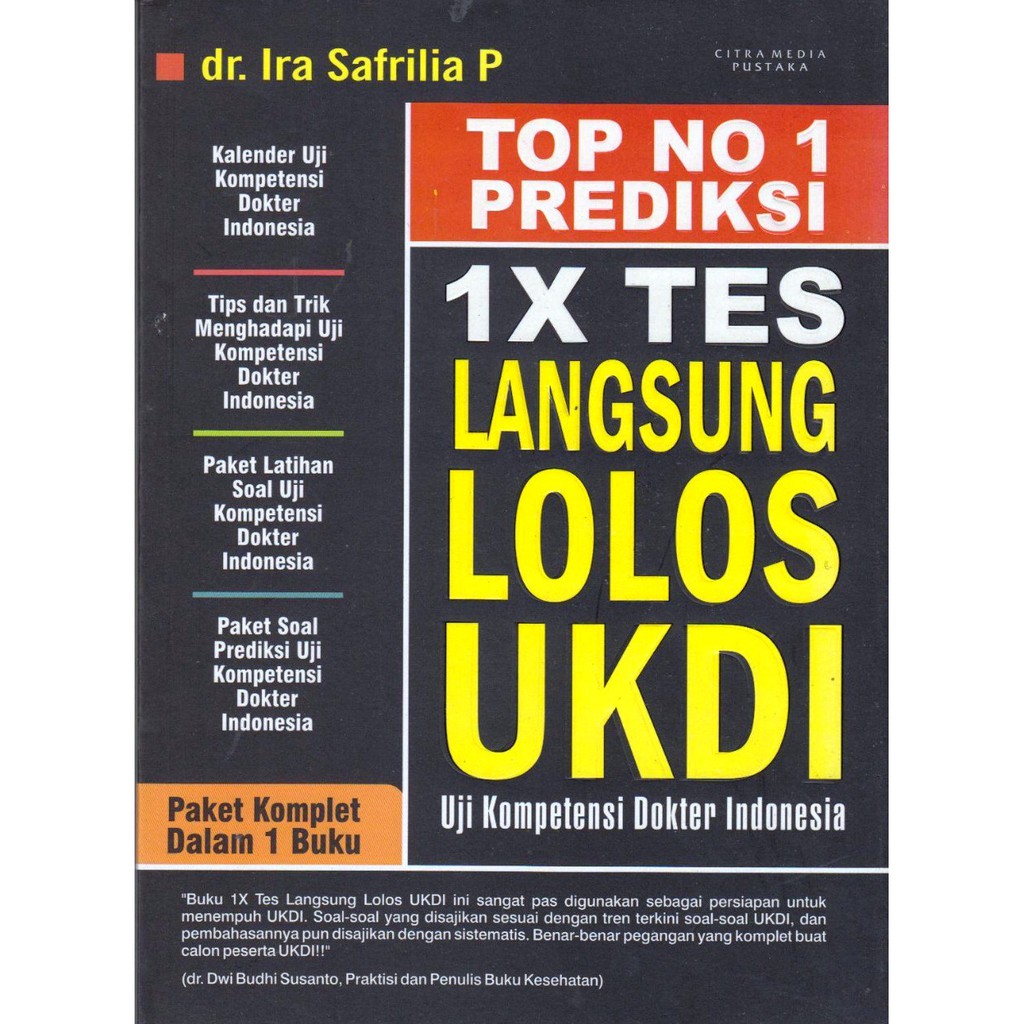 Top No 1 Prediksi 1x Tes Langsung Lolos Ukdi Uji Kompetensi Dokter Indonesia Shopee Indonesia