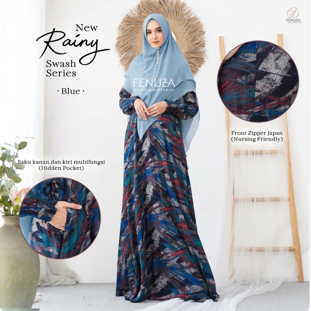 RAINY SWASH DRESS || Gamis Syari Original by Fenuza
