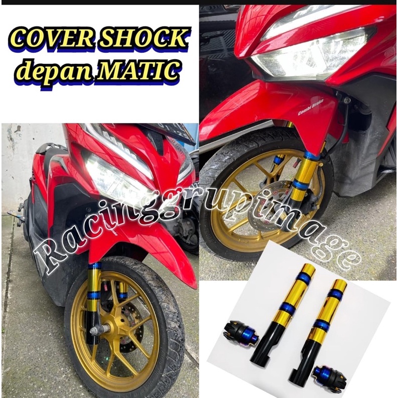 Cover Shock Matic Honda Vario Scoopy Beat Vario Genio Semua Series.