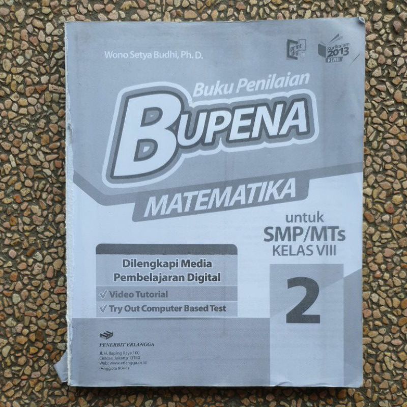 buku Bupena matematika smp kelas 7.8.9 revisi kurikulum 13-Kls 8 tanpa cover