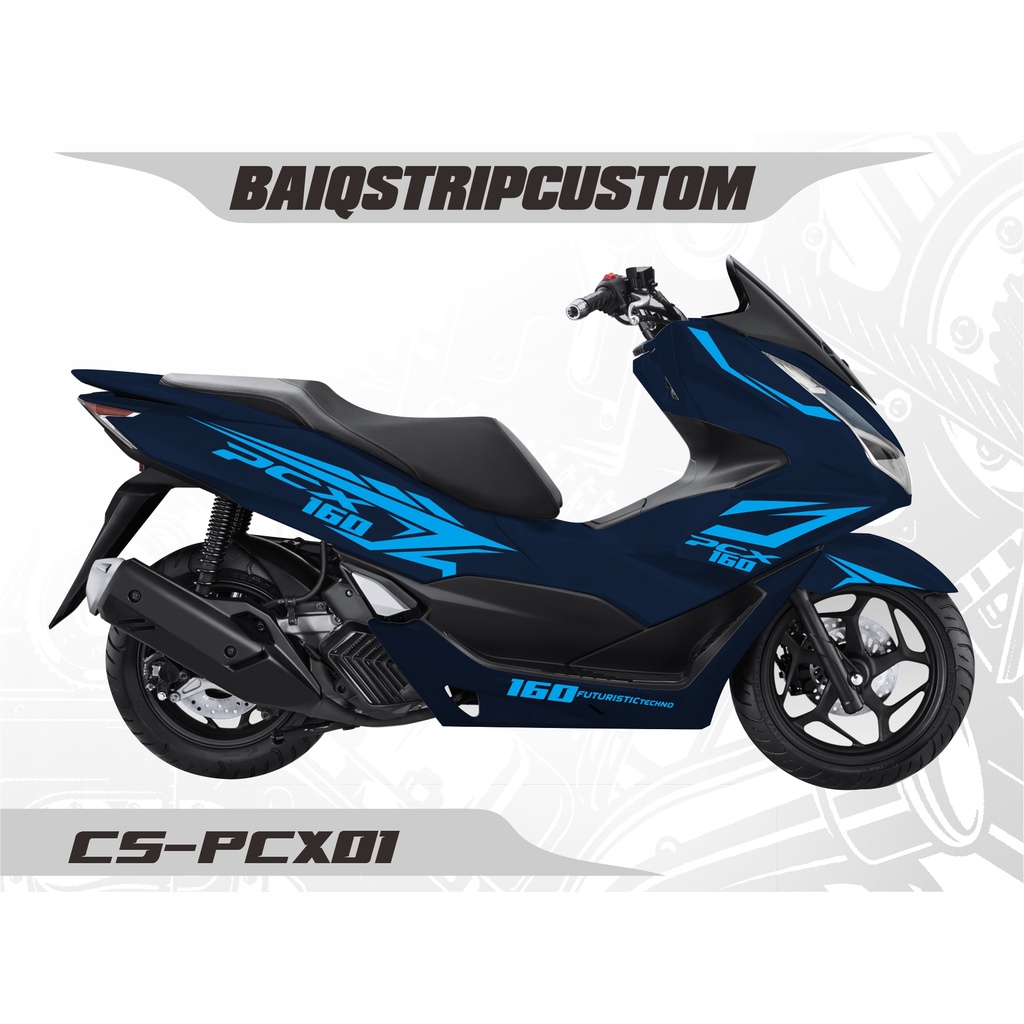 Striping cutting Honda PCX 160- Skotlet Sticker Lis Variasi Cutting Sticker PCX01