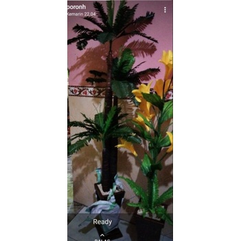 pohon palem hias plastik