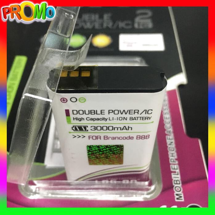 ACC HP BATERAI BRANDCODE B88 PRINCE BL 9C PC282 3000MAH DOUBLE POWER LOG ON