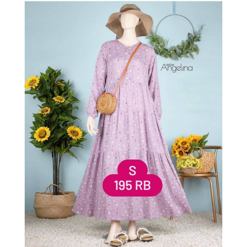 Bella dress pansy atelier angelina aa