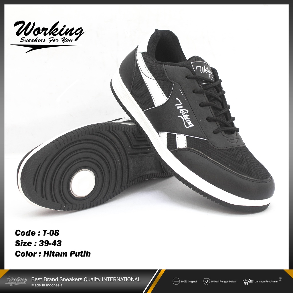 Working Sneakers For You Sepatu Kasual T-08