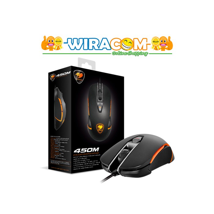 MICE OPTICAL 450M-IRON GREY / PMW3310DH / 5000 DPI / AMBIDEXTROUS