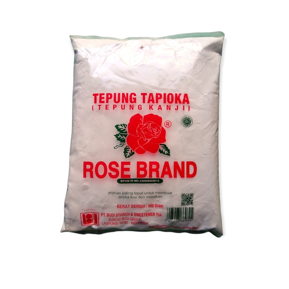 

Tepung Tapioka Kanji Rose Brand 500 gr gram Tapioca