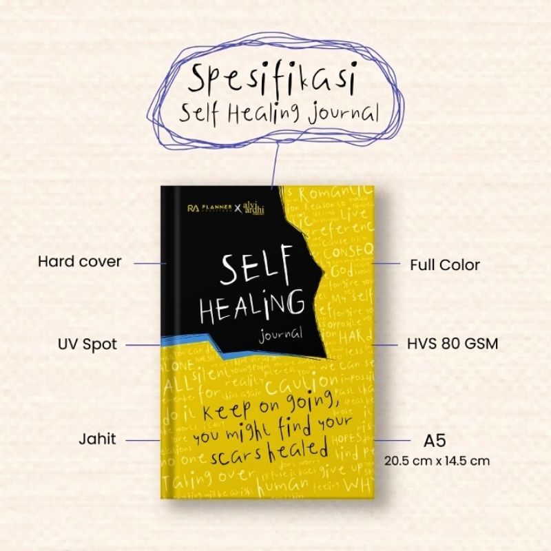 Self Healing Journal RA Planner dan Alvi Ardhi Publishing
