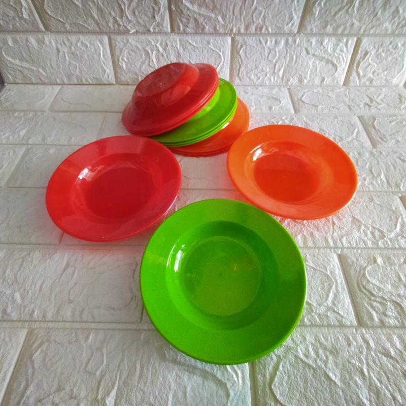 TSB Piring Kristina Piring Melamin Lepek Kecil Melamin