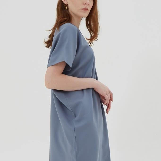 D2 Dress Elevation Blue - Shop At Velvet