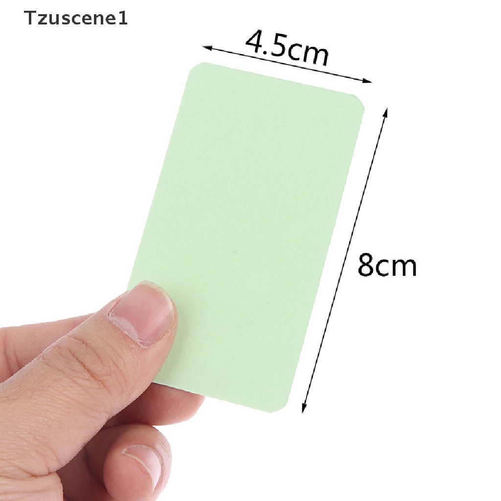 (Tzuscene1) 100pcs Kartu Nama Kosong 4.5x8cm Untuk Bisnis