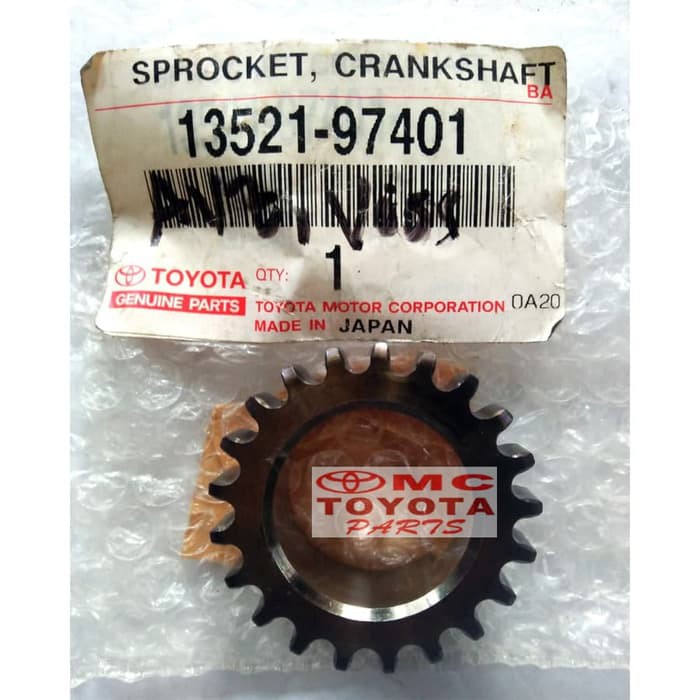 Gigi Sprocket Crankshaft Camshaft Avanza Xenia Vios 13521-97401