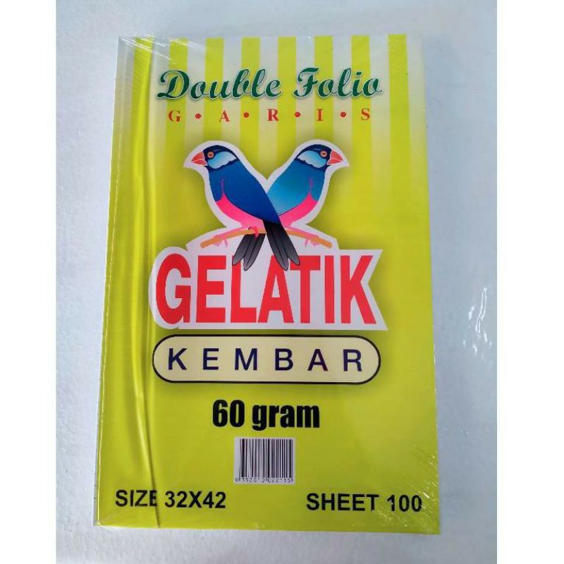 

Dobel Folio Garis Gelatik 100