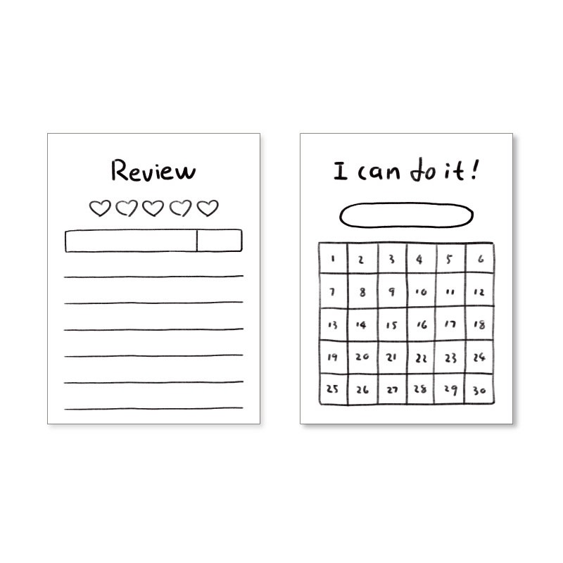 Twilight Day Basic White Memopad-6