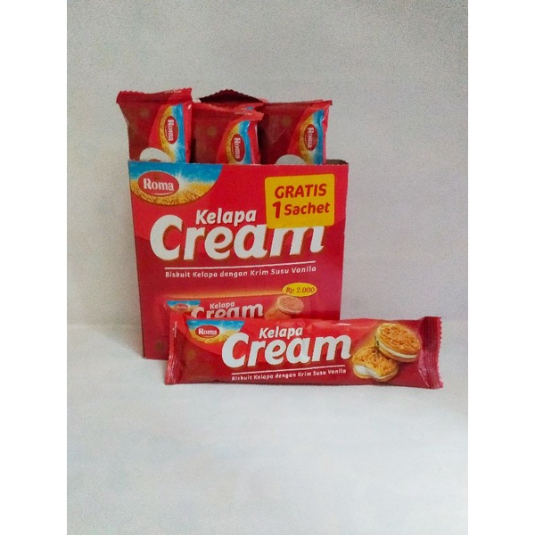 

Roma Cream kelapa 40g × 12 bungkus