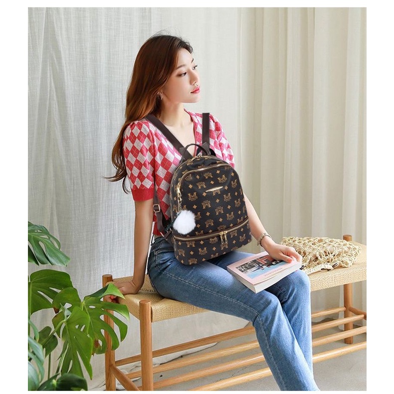 TAS RANSEL BACKPACK WANITA FASHION 3301 - RANSEL KOREA - RANSEL IMPORT ANTI AIR SEKOLAH KULIAH KERJA TERBARU JAKARTA