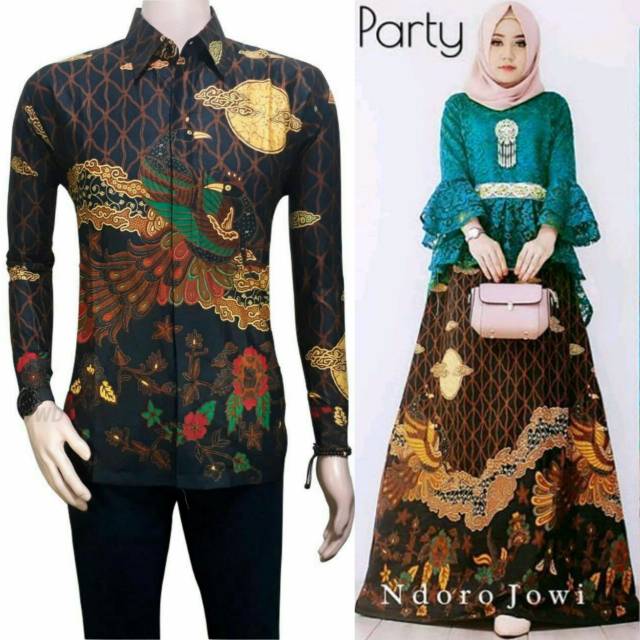 PARTY PREMIUM MAXI BATIK MIX BROKAT