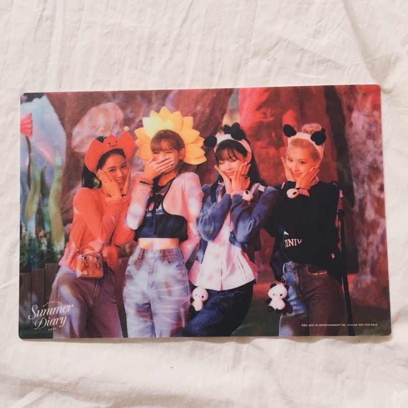 MOUSEPAD BLACKPINK SUMMER DIARY 2021 IN EVERLAND DVD VIDEO JENNIE LISA ROSE JISOO UNSEALED SHARING B