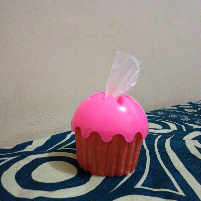 Kotak Tissue/ Tempat Tisu Cup Cakes/ Tempat Tisu Unik