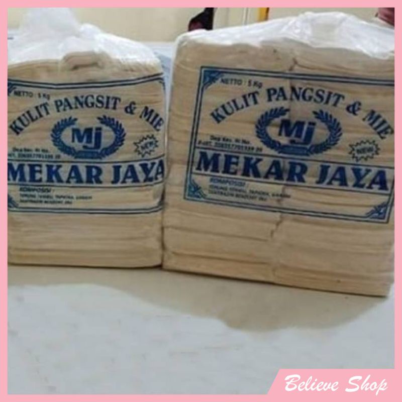 

Kulit pangsit dan mie mekar jaya 200 gr