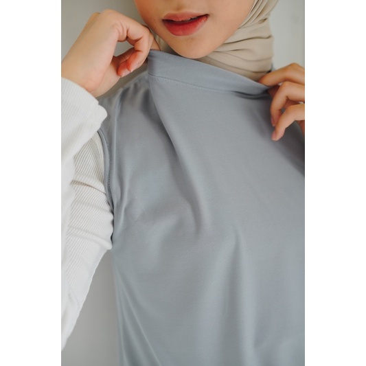 𝐁𝐘 𝐀𝐃𝐈𝐍𝐃𝐀 MANSET BUNTUNG YUKENSI TANPA LENGAN INNER JERSEY PUTUNG HIJAB