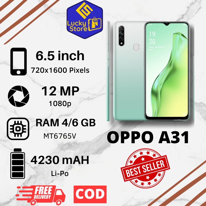 HP OPPO A31 Ram 6GB Internal 128GB Fullset