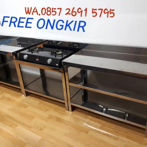 =====] Meja dapur stainless/meja untuk kompor