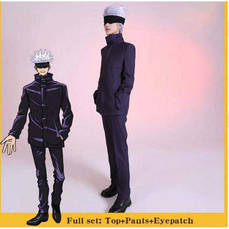 【QTakasi】JUJUTSU KAISEN COSPLAY COSTUME JEPANG KOSTUM JAPAN JACKET YUKATA GAKURAN ANIME