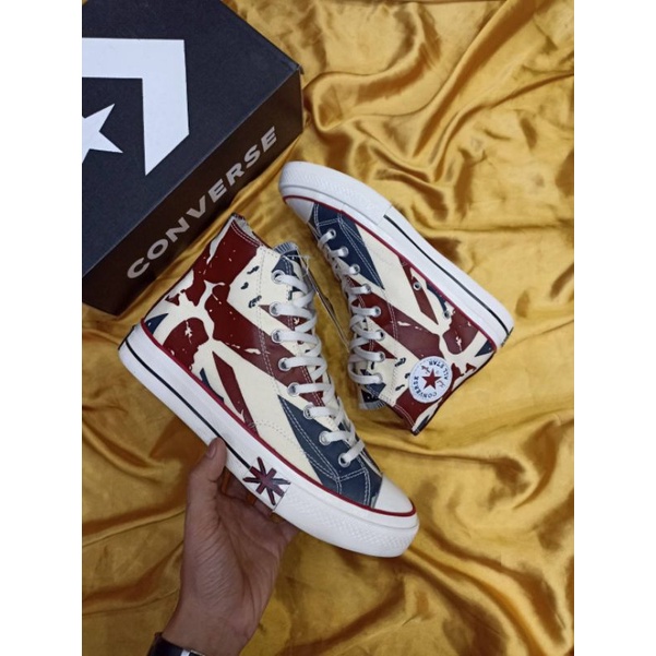 SEPATU CONVERSE 1970'S UNION JACK HIGH PREMIUM QUALITY BEST QUALITY