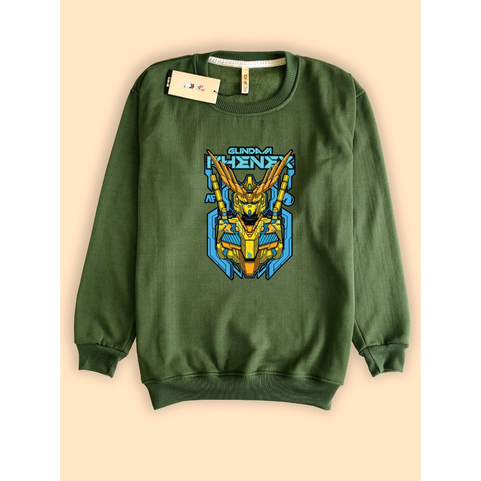 Sweater Sweatshirt Anime Gundam Phenex Gold