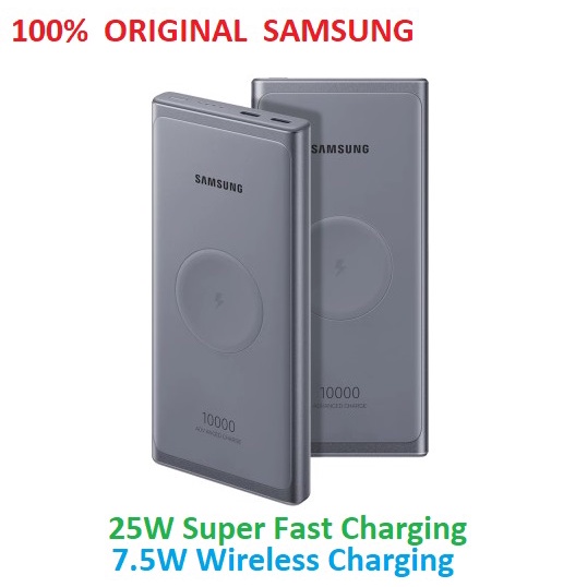 SAMSUNG PowerBank 25W Super Fast Charging + Wireless 10000mAh Original