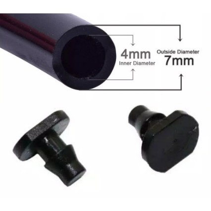 End Cap Plug Penutup Ujung Selang PE End Plug Hose 4/7mm FEZONE