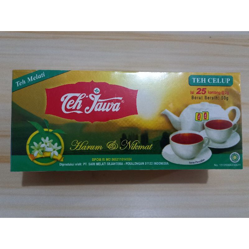 

Teh Jawa Celup Aroma Teh Melati isi 25 Bag || Harga Paling Murah || Lebih Wangi