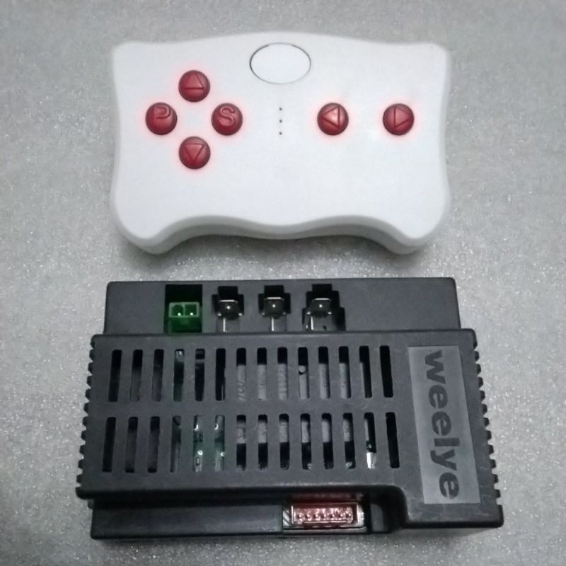 RECEIVER WEELYE RX30 24V FC SATU SET RECEIVER DAN REMOTEMOT MOBIL MAINAN AKI