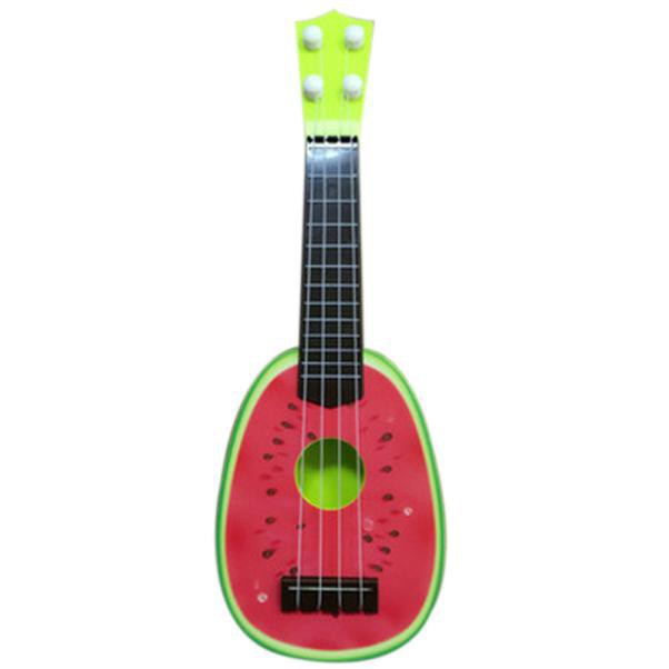 Grab Medan PAKET HEMAT Musik UKULELE GITAR MAINAN GAMBAR BUAH-BUAHAN - AK88 - MULTI-COLOR