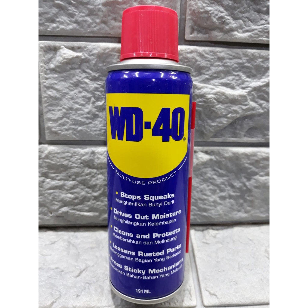 Jual WD 40 191ML BOTOL BESAR ORIGINAL WD 40ML HARGA SATUAN | Shopee ...