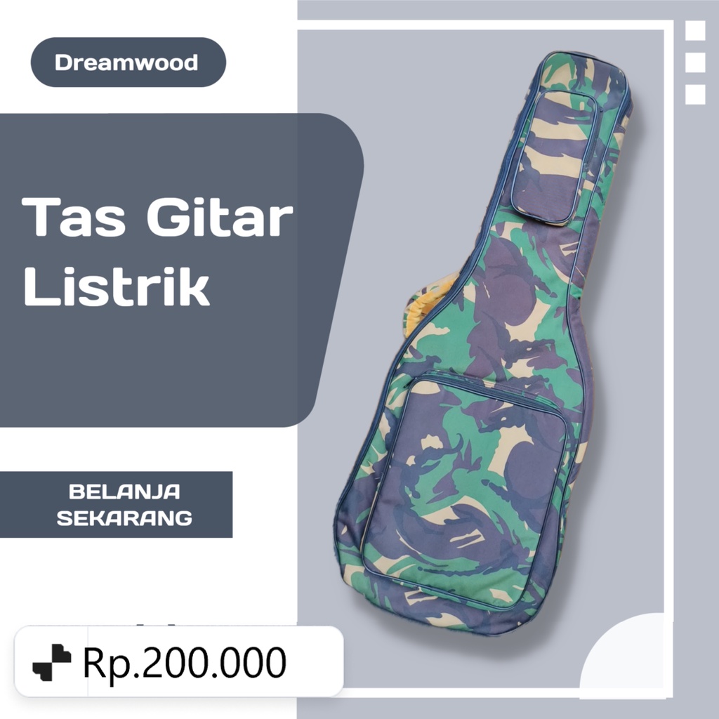 Model Army Softcase semi gigbag gitar listrik / Tas gitar elektrik Good quality