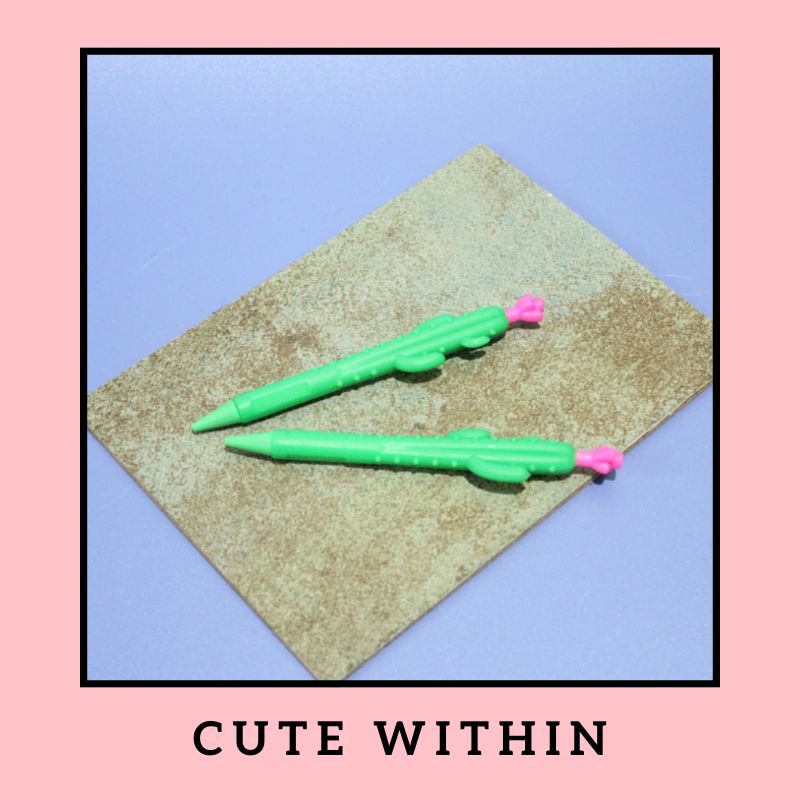 

Pensil cetek kaktus - HIJAU - pencil mechanic mekanik tebal ujian unik murah alat tulis kerja kantor sekolah hadiah anak stationery cute karakter