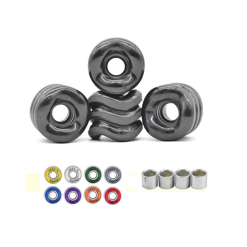 Pro SHR78A 4pcs Roda Skateboard 60mm Dengan bearing Kecepatan