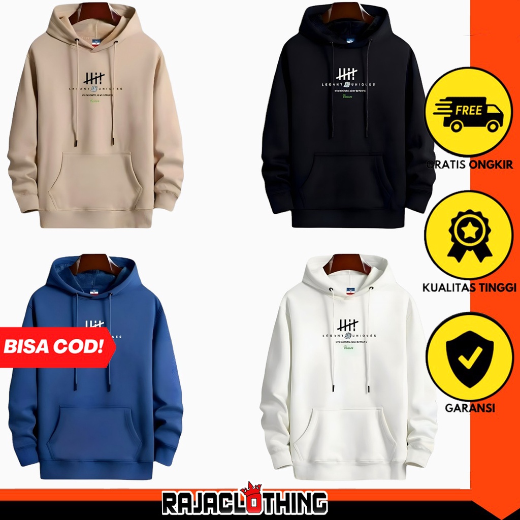 RCL - Sweater Hoodie Pria Remaja Dewasa Distro High Quality | Jaket Hoodie Cowok Kekinian | Hudie Pria | Hudie Bahan Fleece | Switer Hii