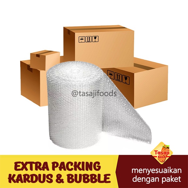 Exstra Packing Kardus dan Bubble Wrap