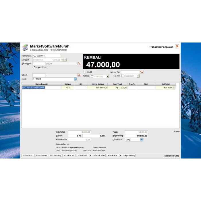 Software Pos/ Penjualan Gampang Toko All Version Full