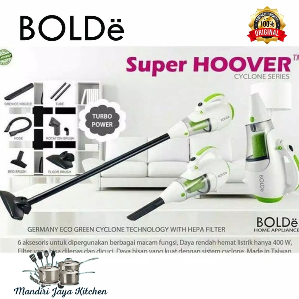 BOLDe SUPER HOOVER VACUM CLEANER Handy Cyclone Vacuum Cleaner 2 In 1 P