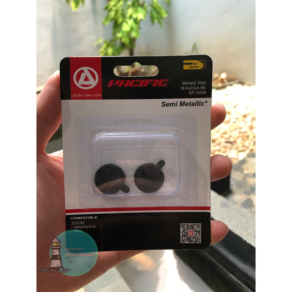 Kampas Rem Sepeda Pacific Disc Brake Pad Bulat Cakram Zoom