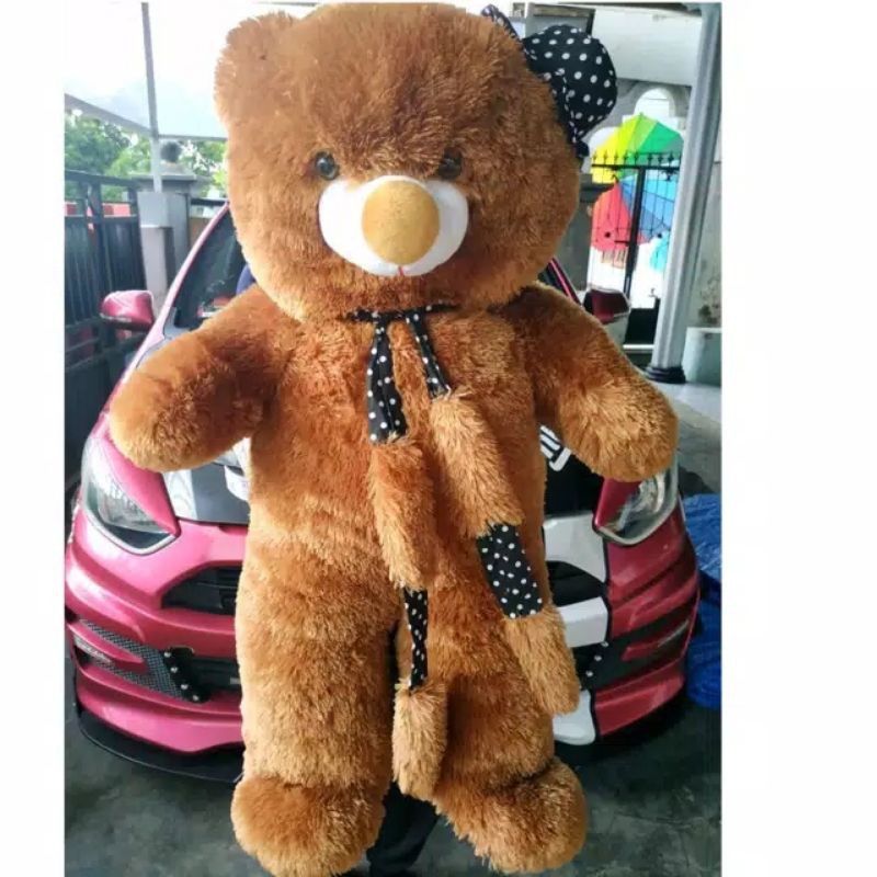 TEDDY BEAR SYAL 90 CM / BONEKA TEDDY BEAR TERMURAH TERLARIS