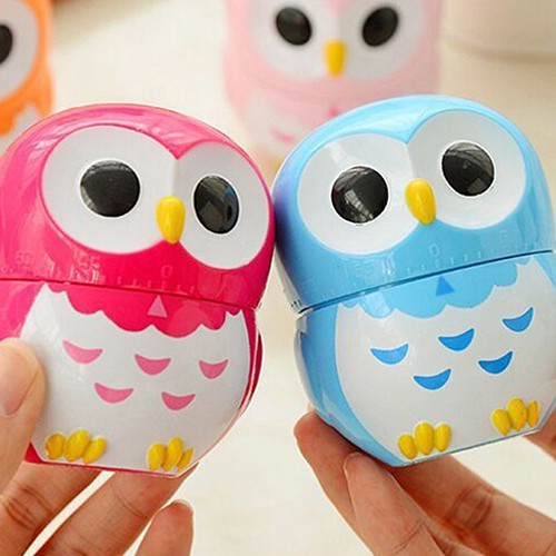 IKILOSHOP Owl Timer Putar Alat Hitung Waktu Baking Kue Cake Memasak Masak