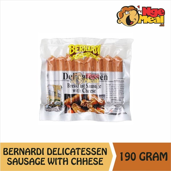 

BERNARDI Delicatessen Breakfast Sausage with Cheese 190 Gram