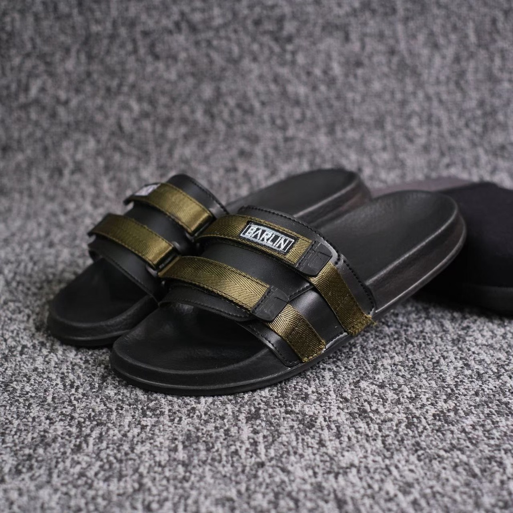 COD SANDAL SLIDE PRIA DEWASA SANTAI PRIA MINING BARLIN 1413 KANVAS PREMIUM ASLI ORIGINAL CASUAL 100% PRIA KERJA KANTOR NYAMAN || SANDAL SLOP PRIA INDIAN TERBARU LEBARAN 2022